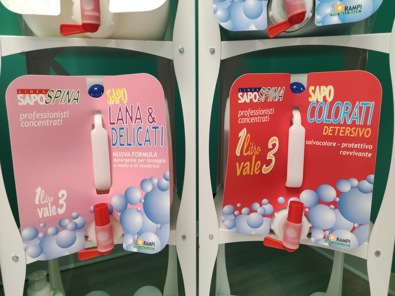 detersivo lavatrice alla spina